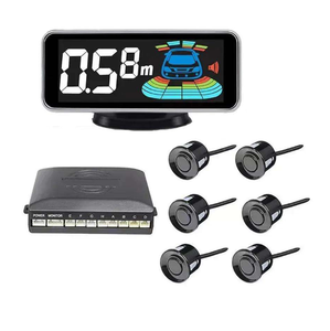 6 Sensor de aparcamiento coche automóvil marcha atrás respaldo Radar trasero Auto Detector respaldo asistencia Kit Zumbador - Product Image 1