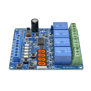 Módulo de Control de relé multifunción de 4 canales, con optoacoplador, relé de indicador de potencia, pantalla Digital LED, CC de 8 -36V - Product Image 3
