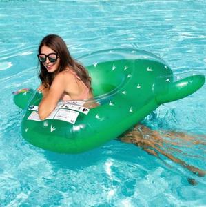 Cactus Eco-vriendelijke PVC Zwemband Opblaasbaar Zwembadvlot voor Volwassenen en Kinderen Opvouwbaar - Product Image 3