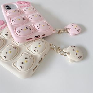 เคสโทรศัพท์นิ่มลายการ์ตูนแมวน่ารักสำหรับ iPhone 14 13 PRO MAX 12 11 XR XS x 8 7 plus SE PLUS