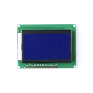 Módulo de pantalla LCD azul con retroiluminación, matriz gráfica de puntos, 3V-5V, 12864T, 128X64, ST7920 - Product Image 1