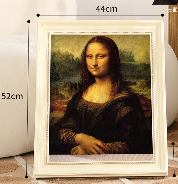 Mona Lisa + cadre blanc