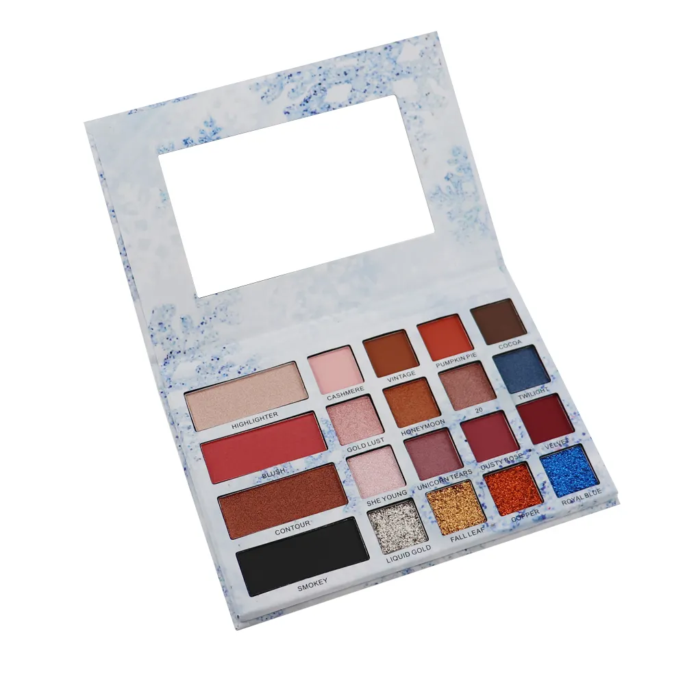 Paleta de maquiagem sombra de olhos, barata personalizada, paleta de maquiagem paleta de paleta de blush sombra e blush