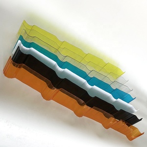 易于清洁的耐候半透明透明聚碳酸酯瓦楞纸板 - Product Image 1