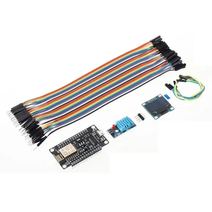 WiFi ESP8266 Starter Kit IoT NodeMCU Drahtloses I2C OLED-Display DHT11 Temperatur-Feuchtigkeit sensor modul - Product Image 2