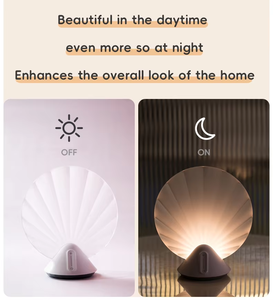 USB ชาร์จไฟได้ไฟกลางคืน LED ระบบสัมผัสควบคุมแสงสีขาวอบอุ่นไฟตั้งโต๊ะแบบพกพาขนาดเล็กสำหรับใช้ในบ้าน - Product Image 2