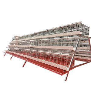 Fabrika toptan beyaz çukur sıcak galvanizli kanatlı kullanarak 3-Tier 5 katmanlı katmanlı A tipi katmanlı tavuk kafesi satılık - Product Image 2