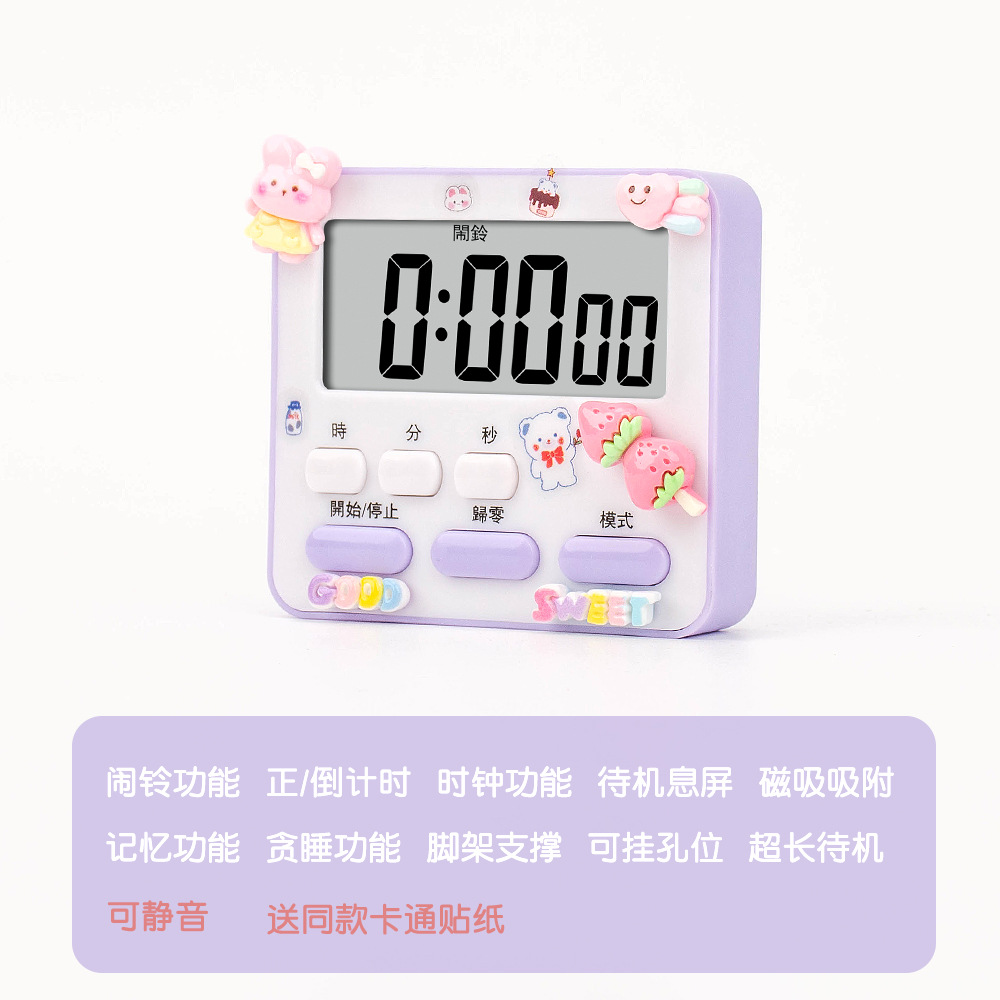 Batería Adhesiva Macaron Taro Morado