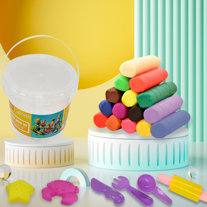 Yüksek kalite süper kil eğitici oyuncak toksik olmayan ışık sihirli kil DIY malzeme çocuklar için renkli köpüklü kil oyuncak seti - Product Image 3