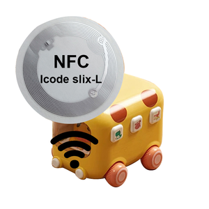 カスタム13.56MHz NFC RFIDラベル1kチップアンテナステッカーウェットインレイN213紙URL QRコード電子棚ステッカーNFCタグホテル - Product Image 1