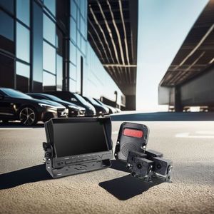 Sistema de marcha atrás de vehículo de 7 pulgadas con cuatro monitores Sistema de asistencia de marcha atrás de coche Cámara de visión nocturna Bsd Kit de monitoreo de punto ciego - Product Image 2