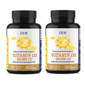 OEM özel etiket Vegan kemik dişleri ve bağışıklık sistemi desteği sağlıklı haplar diyet takviyesi 5000iu <span class=keywords><strong>Vitamin</strong></span> <span class=keywords><strong>D3</strong></span> kapsül - Product Image 1