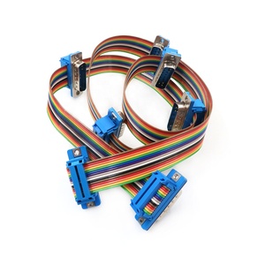 Flat Color rainbow Ribbon <strong>Idc</strong> <strong>Cable</strong> With D Sub <strong>Idc</strong> <strong>Cable</strong> - Product Image 2