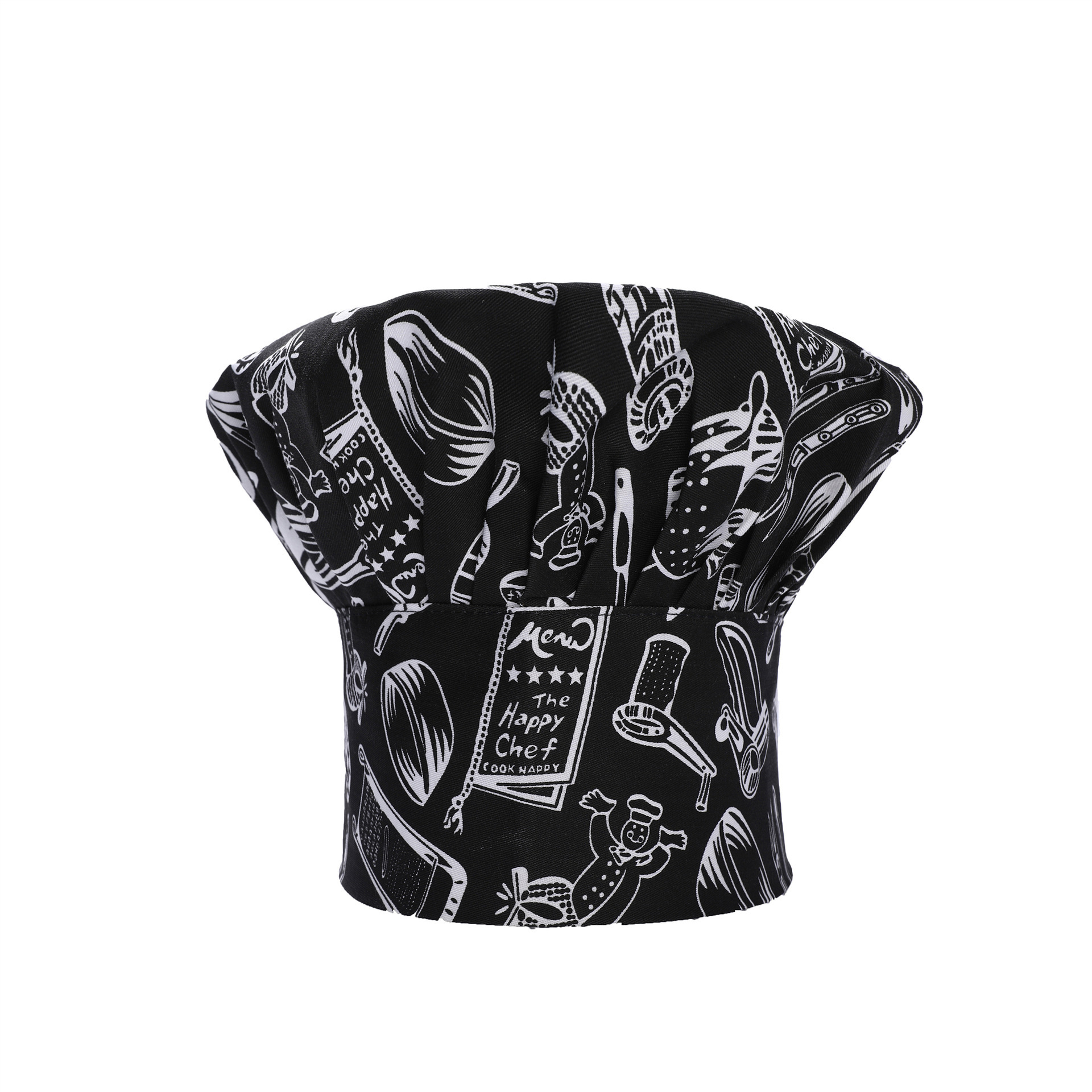 Chapeau haut rond couteau et fourchette