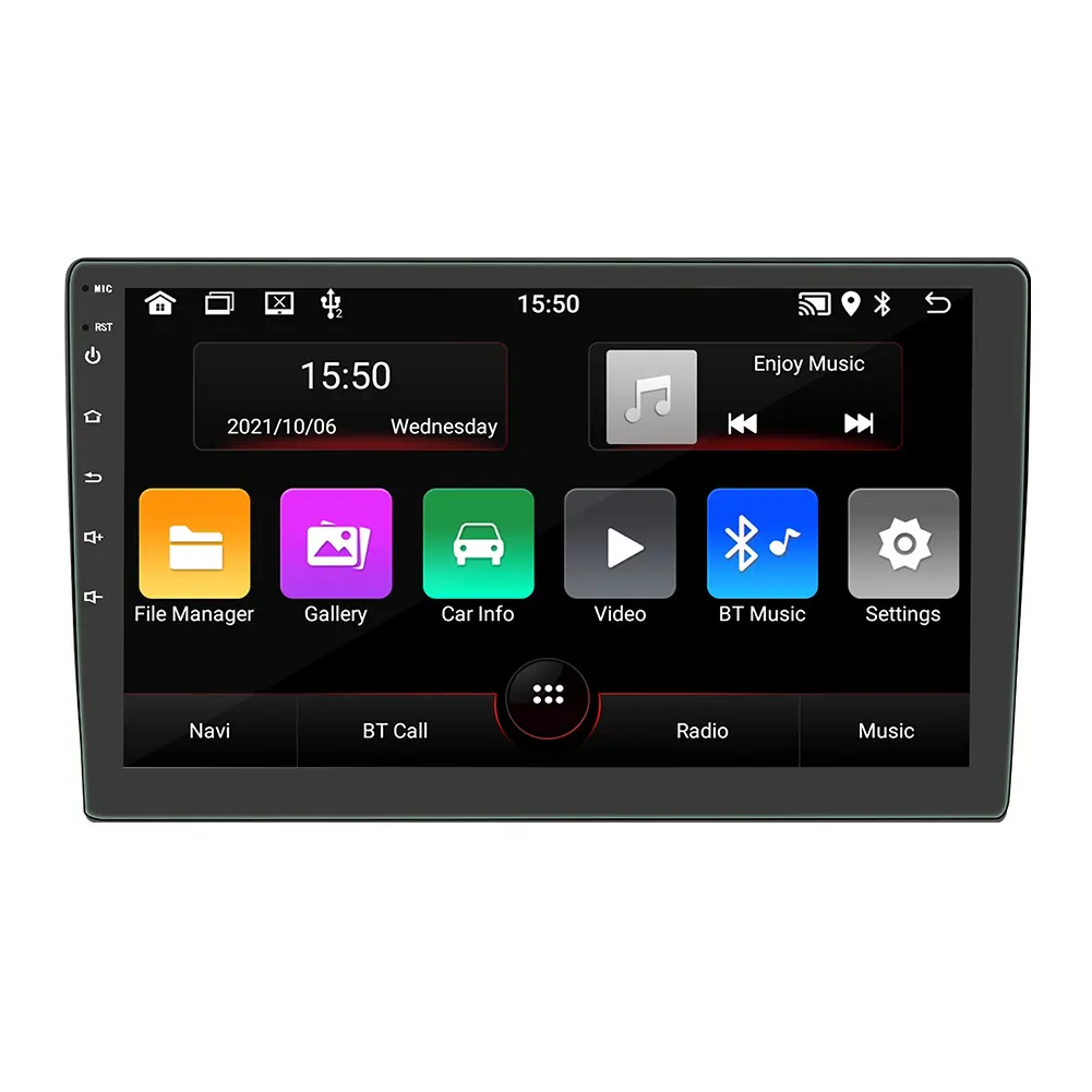 Kit multimídia automotivo com android, com rádio, gps, player multimídia universal, 7/9/10 polegadas, estéreo, wi-fi, player, resolução 1028*720