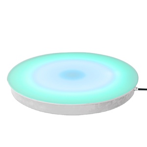 Eğlence interaktif parti etkinliği için müzik efekti ile LED disk dj ışığı yuvarlak dans pisti LED gömme duvar ışığı - Product Image 6