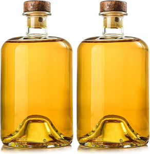 Büyük kapasiteli cam şarap şişesi 1750ml 1.75l şeffaf votka şarap şişesi özelleştirilmiş hacim şarap şişesi - Product Image 4