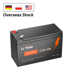 LiTime超轻12伏电池组12 V 6AH Lifepo4锂离子高性能和耐用性 - Product Image 1