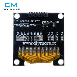 0,96 Zoll 4Pin IIC I2C Seriell 128x64 OLED LCD-Display Weißes Bildschirm modul Für Arduino SSH1106-40-70 Celsius GND VCC SCL SDA