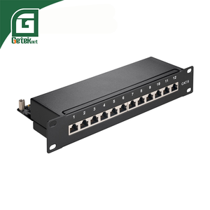 GETEKnet Cat 6 & Cat 6a RJ45ネットワークパッチパネル12 & 24ポートFTPシールド通信部品 - Product Image 5