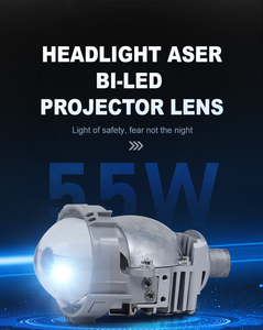 Carolyn oto araba kafa lambası 2.5 3.0 inç Bi Led projektör Lens Hi/lo işın dönüşüm Kit-6000k 55w far benz Bmw için Toyota - Product Image 2