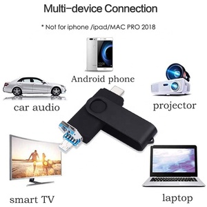 OTG 3合1 USB 3.0 256gb 128gb 64GB USB闪存驱动器自定义徽标类型-C Micro 32GB Pendrive适用于Android设备PC平板电脑Mac - Product Image 3