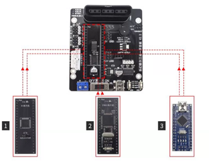 FYX Stock Roboterarm Open Source 6 Grad Freiheit Lern brett Ar-duino/STM32/51 Mikro controller Robotik Manipulator Kit