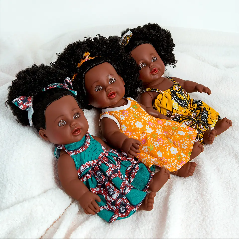 Amazon hotsale all'ingrosso nuova bambola in Silicone per tutto il corpo 12 pollici in vinile neonato Reborn Baby Doll per bambini Mini Cute Soft