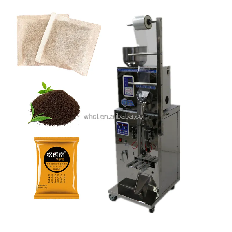 Pequeña máquina automática de envasado de bolsas de té y café en polvo Vertical de 2G 10G 100g