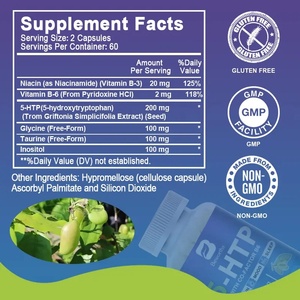 OEM Private Label 5-HTP Softgels <strong>Capsules</strong> with Vitamin B6 Supplements Adult Brain and Sleep Support Supplements - Product Image 2