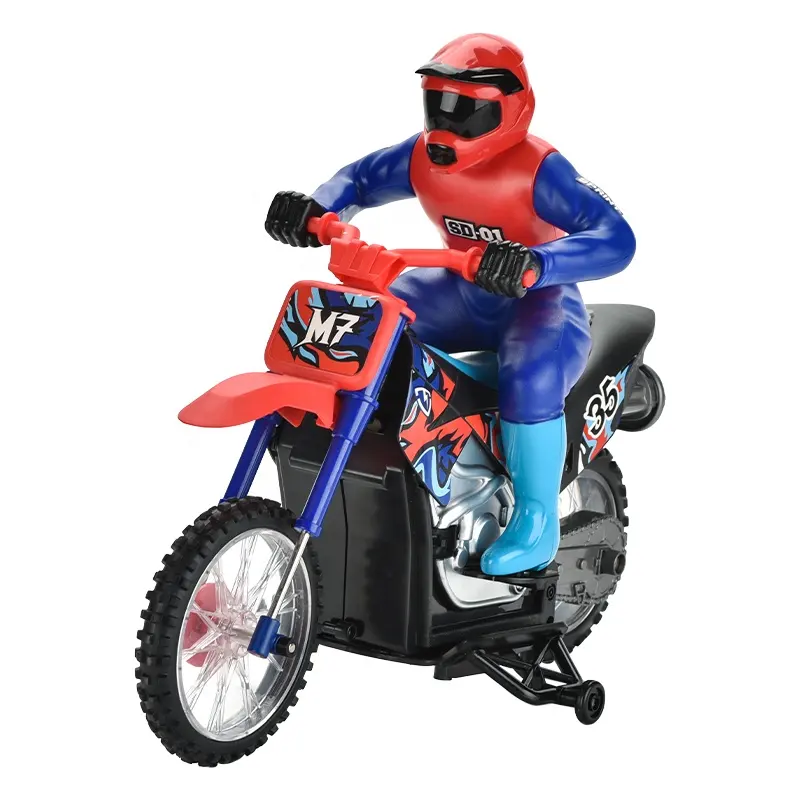 2.4G High-speed Strong Power Drift Spraying Motorcycle With Light Rechargeable Remote Control Motorcycle Toys For Kids
