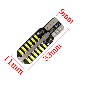 GEARUIS T10 Canbus 48 smd 3014 led 0.14A hata yok 194 W5W araba yan işık beyaz araç LED aydınlatması ampul park araba stil 12V - Product Image 4