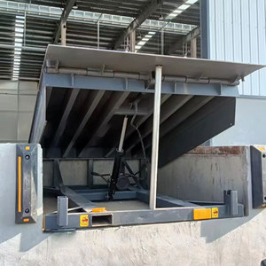 Rampa de carga eléctrica hidráulica automática de 8-15 toneladas Nivelador de muelle fijo más corto Nivelador de muelle de descarga de carga