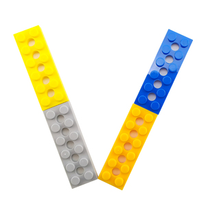 High Quality Classic <strong>Building</strong> <strong>Block</strong> Brick Plate 2x6 with 5 Holes Plastic Educational Toy No.32001 - Product Image 4