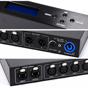 Console Converter <strong>8</strong>-<strong>Ways</strong> ARTNET to <strong>DMX</strong> Network Expander Stage Performance Lighting Signal <strong>Controller</strong> - Product Image 5