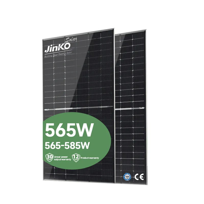 585 Watt jinko Top hiệu quả cao thủy tinh duy nhất đánh giá sử dụng nhà hệ thống mô-đun trong năng lượng mặt trời tấm PV đầy đủ Kit giá danh sách từ Trung Quốc