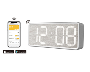 2024 New Product Big LED <strong>Clock</strong> Wifi Weather Station Digital Alarm <strong>Clock</strong> for Desk for Home - Product Image 2