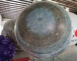 Tùy chỉnh tổ chức sự kiện trang trí Inflatable thế giới toàn cầu bơm hơi khổng lồ quả cầu trái đất bóng mặt trăng hành tinh Inflatable Pluto - Product Image 2