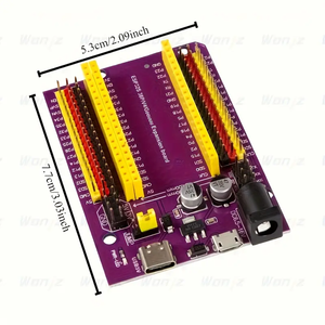 ESP32-DevkitC sensör modülü ve ESP32S 38 pimli genişletme kartları ile geliştirme kartı ESP32-WROOM-32U