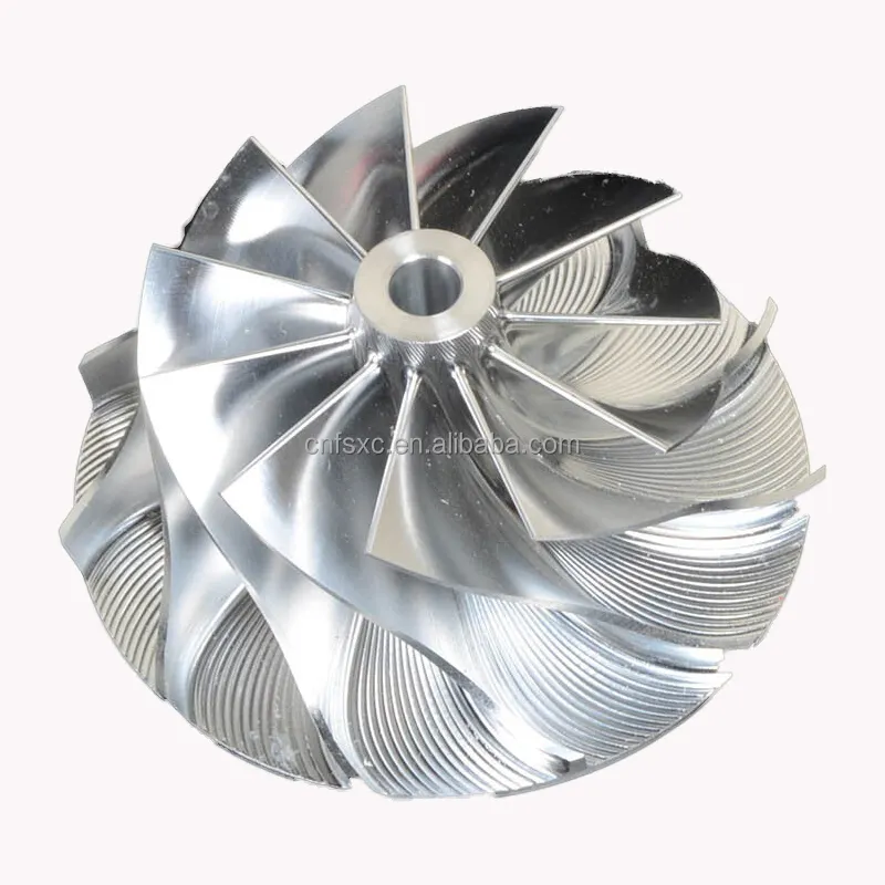 Ruota del compressore Turbo Billet per Garrett GT28 (52.5/66.5mm) 7 + 7