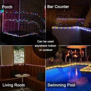 5m 50 LED Battery Rope <strong>Lights</strong> <strong>String</strong> Outdoor 16 Multicolor Changing With <strong>Remote</strong> Waterproof <strong>Timer</strong> 4 Modes Fairy Rope <strong>String</strong> <strong>Light</strong> - Product Image 4