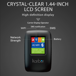 راوتر واي فاي كاربور MF837Z ميني 4G LTE مع فتحة لبطاقة SIM يدعم بطارية 3000 مللي أمبير راوتر واي فاي لاسلكي 4G - Product Image 4