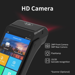 Dispositivo de pago de sistema Pos de pantalla táctil inteligente de 5,5 pulgadas, terminal POS portátil de escaneo de código QR portátil con impresora - Product Image 4