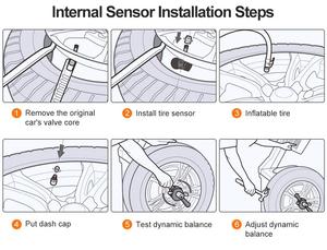 Strumento di programmazione e sensori di pressione pneumatici modificabili universali TPMS - Product Image 5
