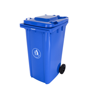 Environmentally friendly custom color coded <span class=keywords><strong>240liter</strong></span> 240L gray outdoor bin plastic dustbin for parks
