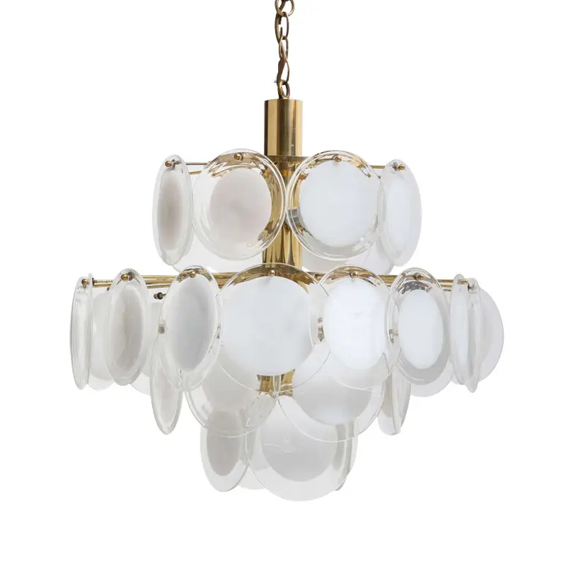 Basit Modern yaratıcı kolye ışık fas cam gölge dekoratif tavan lambası ev otel için