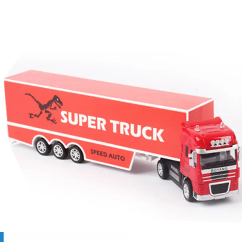 ODM OEM Presente Da Promoção Logotipo Personalizado Projetado 1:64 Recipiente Caminhão de Brinquedo Modelo de Carro Liga de Metal