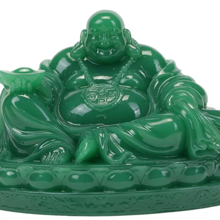Fengshui Laughing Buddha Statue - Happy Buddha Sculptures for Good Luck Wealth and Happiness Home Decor Congratulatory Gifts