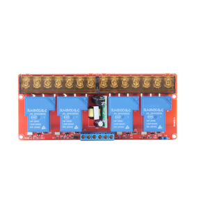 Módulo de relé de control de gatillo de nivel alto y bajo de 4 canales 30A con alta potencia aislada DC5VAAC110/220V - Product Image 2