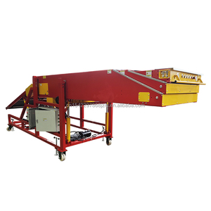 3 Section Portable Conveyor for <strong>Loading</strong> <strong>and</strong> <strong>Unloading</strong> 50kg Bags Truck <strong>Loading</strong> Conveyor High Chassis Without Dock <strong>Platform</strong> - Product Image 2